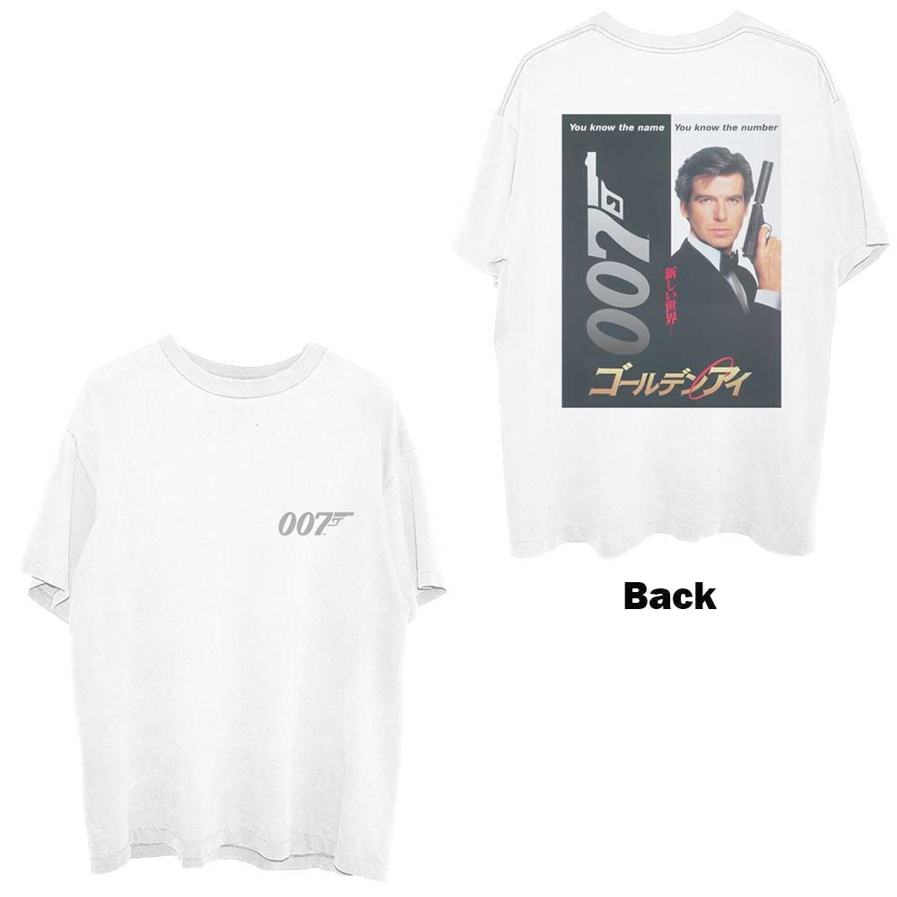 James Bond - GoldenEye Japanese Poster Tshirt Homme - Blanc